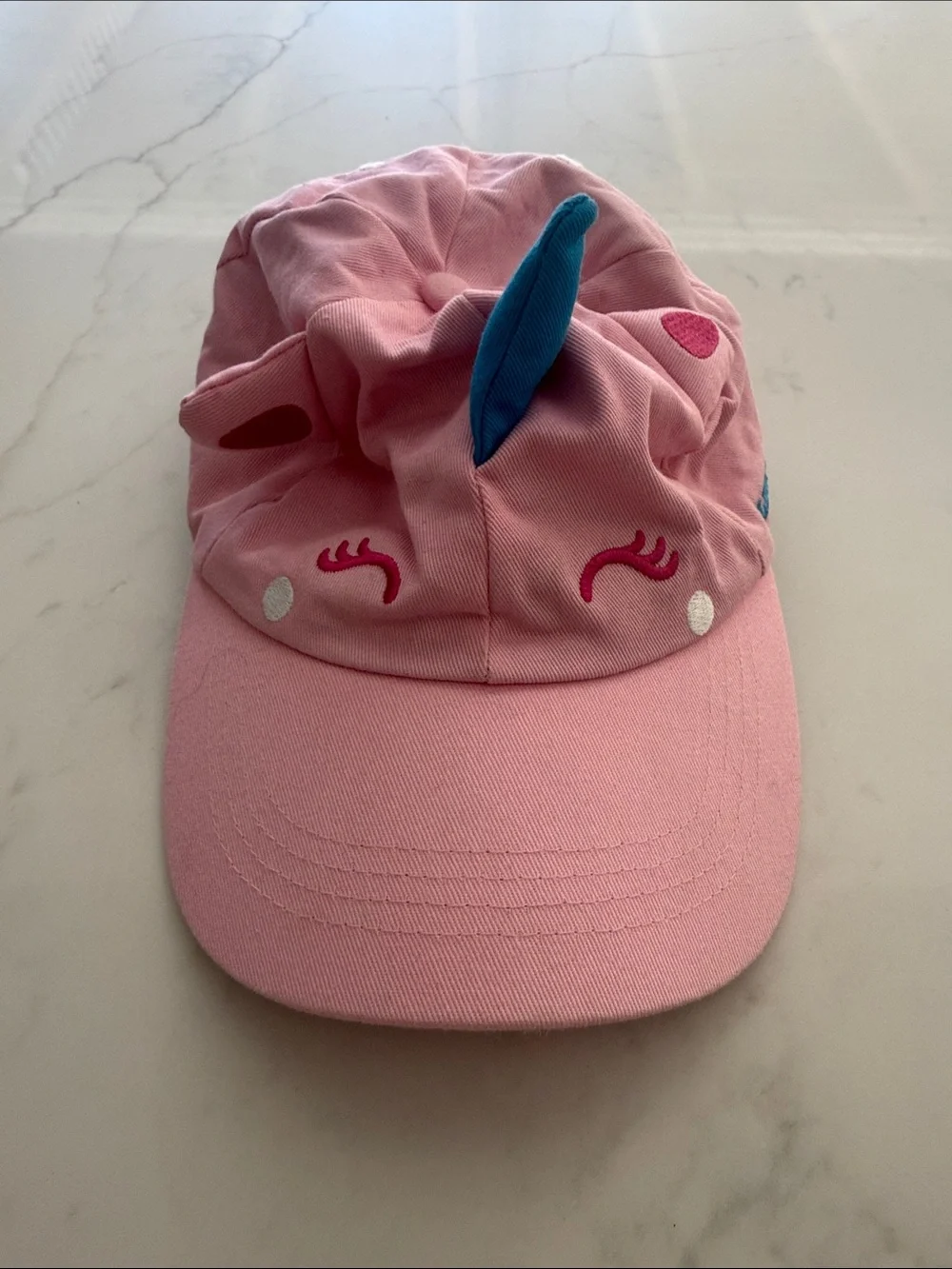 Adorable girls LEGOLAND unicorn hat